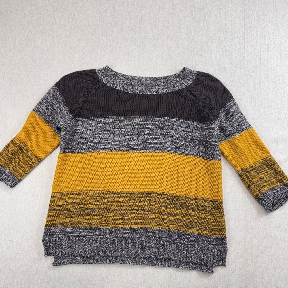 Margaret O'leary Green Knit Mock Neck Pullover Sweater Wool - Women's Size XS